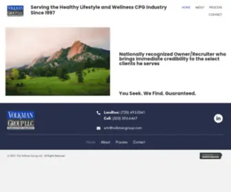 Volkmangroup.com(The Volkman Group LLC) Screenshot