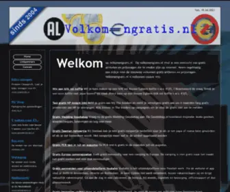 Volkomengratis.nl(Gratis producten) Screenshot