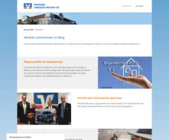 Volksbank-Blog.de(WordPress) Screenshot