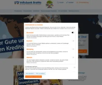 Volksbank-Brawo.de(Ihre bank fürs leben) Screenshot