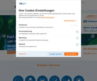 Volksbank-EG.de(Willkommen auf der startseite ihrer volksbank eg) Screenshot