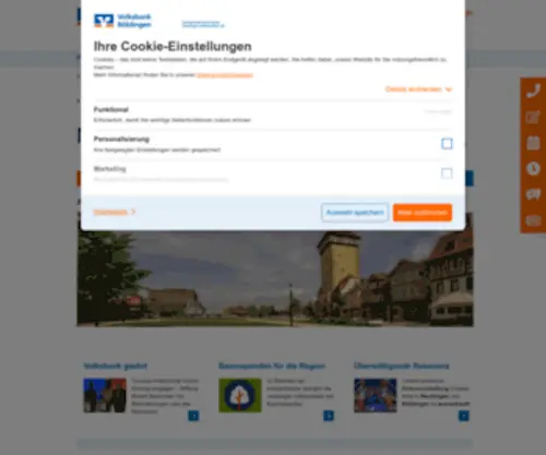 Volksbank-Reutlingen.de(Volksbank Reutlingen) Screenshot