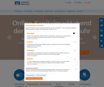 Volksbank-Rhein-Ruhr.de(Willkommen bei der Volksbank Rhein) Screenshot