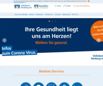 Volksbank-Rietberg.de(Volksbank Rietberg) Screenshot