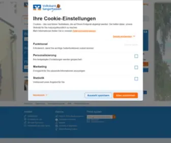 Volksbank-Sangerhausen.de(Der Zugriff wurde blockiert) Screenshot