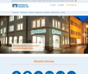 Volksbank-Staufen.de(Startseite) Screenshot