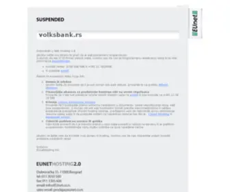 Volksbank.rs(Sberbank Srbija a.d) Screenshot