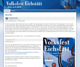 Volksfest-Eichstaett.de(Eichstätt) Screenshot