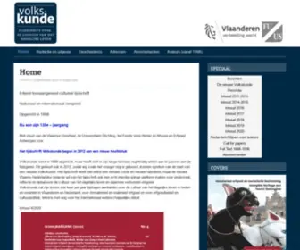 Volkskunde.be(Volkskunde) Screenshot