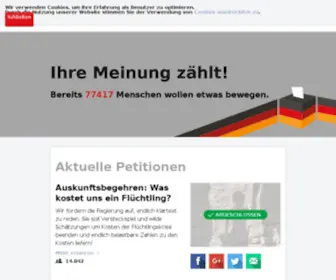 Volkspetition.org(Volkspetition) Screenshot