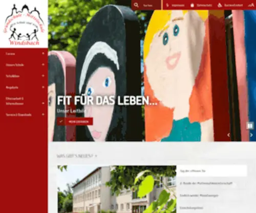Volksschule-Windsbach.de(Volksschule Windsbach) Screenshot