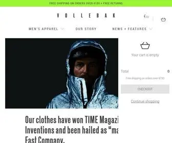 Vollebak.com(Clothes from the future) Screenshot