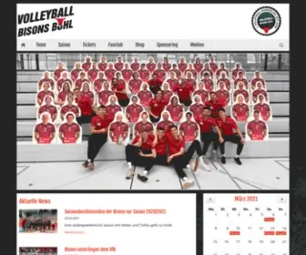 Volleyball-Buehl.de(Liga Volleyball) Screenshot