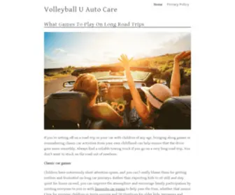 Volleyball-U.com(Volleyball U Auto Care) Screenshot