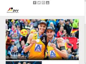 Volleyball-Verband.de(DVV) Screenshot
