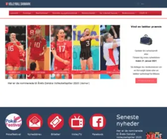 Volleyball.dk(Volleyball Danmark) Screenshot