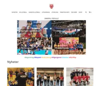 Volleyball.no(Norges Volleyballforbund) Screenshot