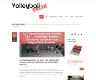 Volleyballfreak.de(Der Blog mit Tipps) Screenshot