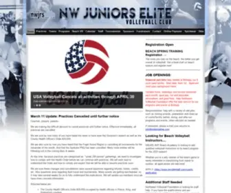 Volleyballnw.com(Northwest Volleyball) Screenshot