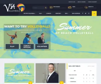 Volleyballsa.com.au(Volleyball South Australia) Screenshot