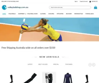 Volleyballshop.com.au(Volleyball Shop) Screenshot