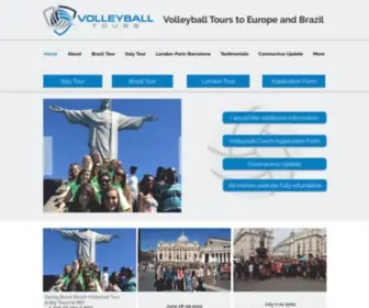 Volleyballtours.com(Home) Screenshot