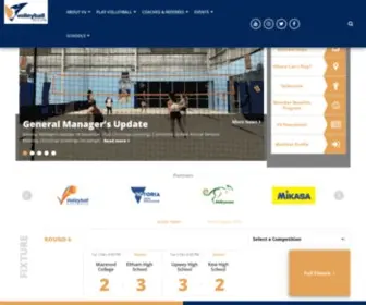 Volleyballvictoria.org.au(Volleyball Victoria) Screenshot