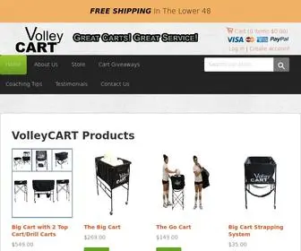 Volleycart.com(VolleyCART Volleyball Carts) Screenshot