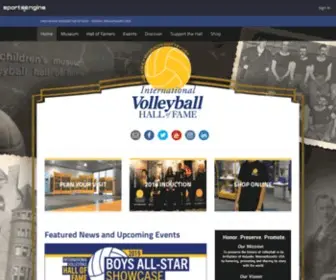 Volleyhall.org(International Volleyball Hall of Fame) Screenshot