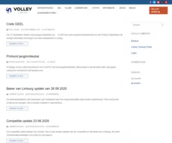 Volleylimburg.be(De Echo) Screenshot