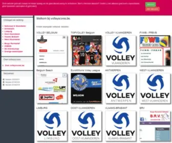Volleyscores.be(Volleyscores) Screenshot