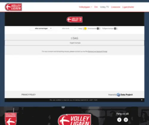 Volleytv.dk(Volleytv) Screenshot