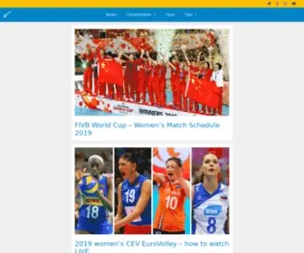 Volleyverse.com(Volleyball News) Screenshot