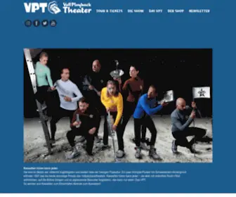 Vollplaybacktheater.de(Das VPT) Screenshot