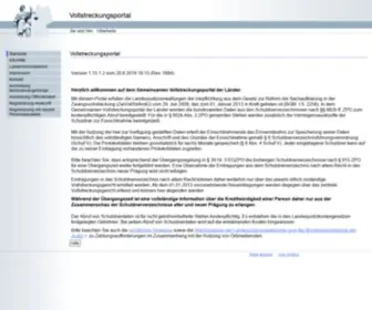 Vollstreckungsportal.de(Vollstreckungsportal) Screenshot