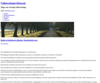 Vollstreckungstipps.de(Tipps zur Zwangsvollstreckung) Screenshot