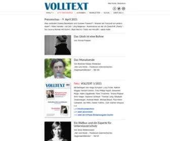 Volltext.net(Volltext Home) Screenshot