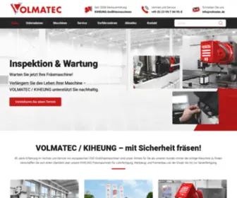 Volmatec.de(VOLMATEC Frästechnologie) Screenshot