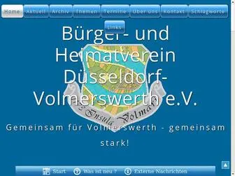 Volmerswerth.de(Gemeinsam stark) Screenshot