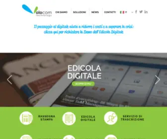 Volocom.it(Leader nella Media Intelligence in Italia) Screenshot