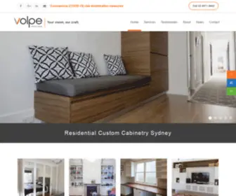 Volpecabinetmaking.com.au(Volpe Cabinet Making) Screenshot