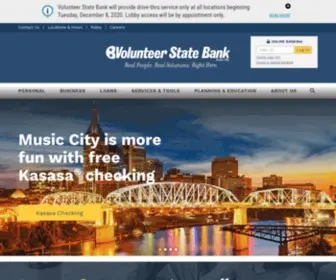 Volstatebank.com(Volunteer State Bank) Screenshot