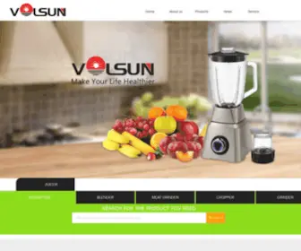 Volsuncn.com(Foshan Volsun electric appliances Ltd) Screenshot