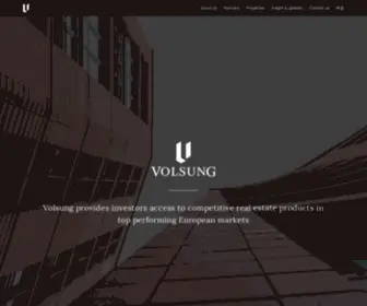 Volsung.com(European Real Estate Investment) Screenshot