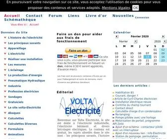Volta-Electricite.info(Volta Electricite) Screenshot