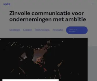 Volta.be(Communicatie in vorm) Screenshot