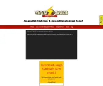 Voltagestabilizerindonesia.com(Jual Voltage Stabilizer Indonesia dengan pasca jual terbaik) Screenshot