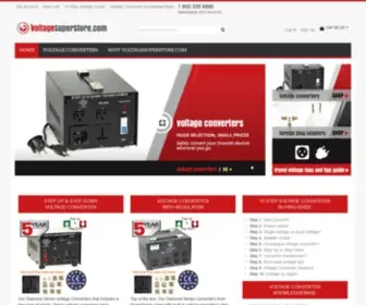 Voltagesuperstore.com(Voltage Converter Guide forStep Up and Step Down including Travel Adapters) Screenshot