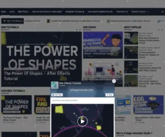 Voltagetutorials.com(After effects) Screenshot