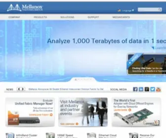 Voltaire.com(End-to-End Networking Solutions) Screenshot